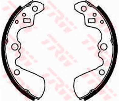 Комплект тормозных колодок TRW GS8597