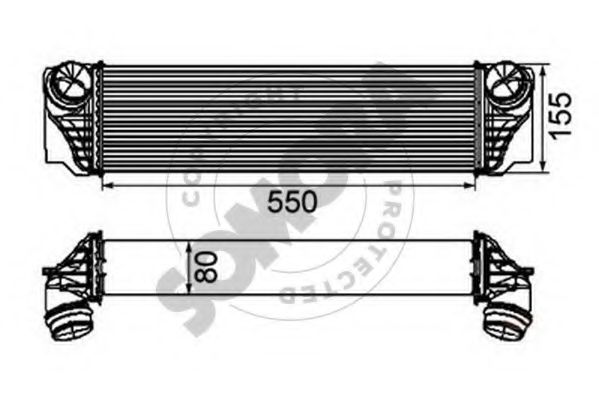 Интеркулер SOMORA 041445A