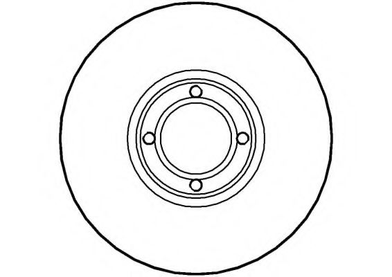Тормозной диск NATIONAL NBD050