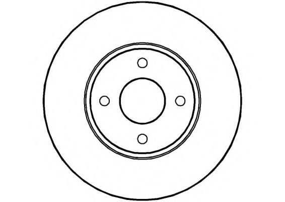 Тормозной диск NATIONAL NBD203