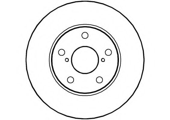 Тормозной диск NATIONAL NBD695
