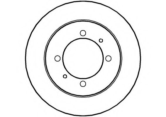 Тормозной диск NATIONAL NBD955