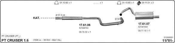 Система выпуска ОГ IMASAF 513000001