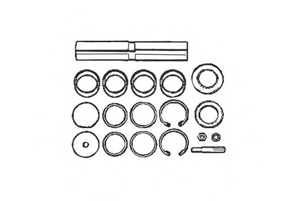 Ремкомплект, шкворень поворотного кулака OCAP 0927427