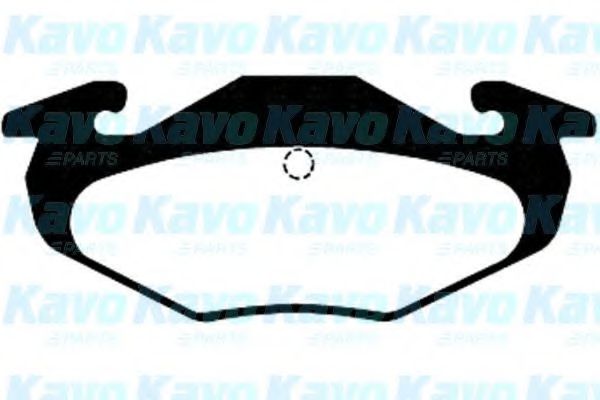 Комплект тормозных колодок, дисковый тормоз KAVO PARTS BP-8515