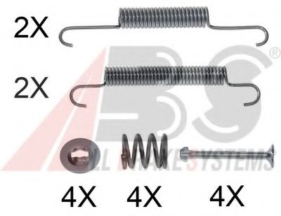 Комплектующие, тормозная колодка A.B.S. 0020Q
