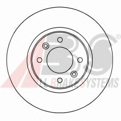 Тормозной диск A.B.S. 15863