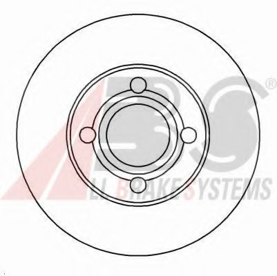 Тормозной диск A.B.S. 16101