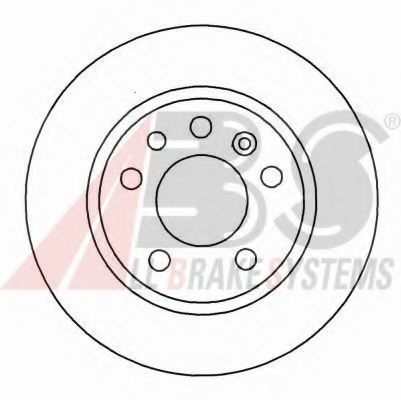 Тормозной диск A.B.S. 16489 OE