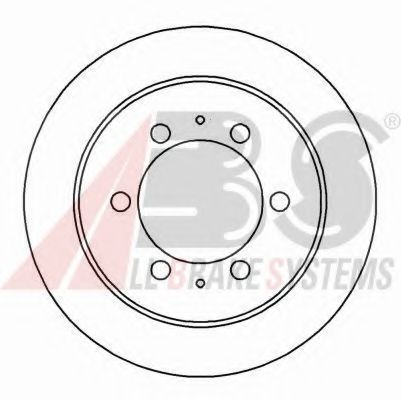 Тормозной диск A.B.S. 17016