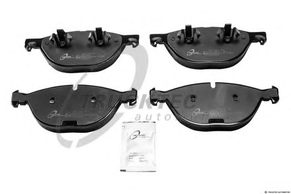 Комплект тормозных колодок, дисковый тормоз TRUCKTEC AUTOMOTIVE 08.34.188