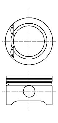 Поршень NÜRAL 87-102700-00