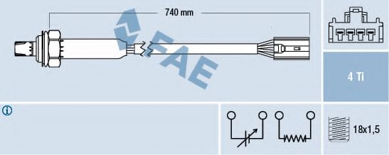 Лямбда-зонд FAE 77189