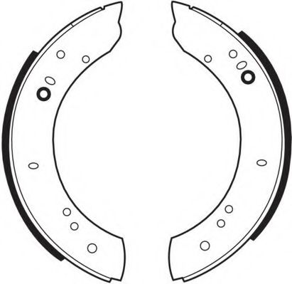 Комплект тормозных колодок UNIPART GBS753