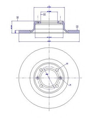 Тормозной диск CAR 142.110