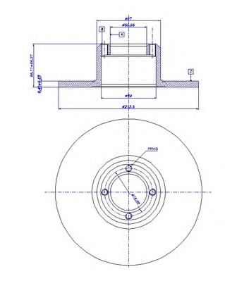 Тормозной диск CAR 193