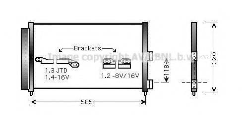 Конденсатор, кондиционер AVA QUALITY COOLING FT5289D