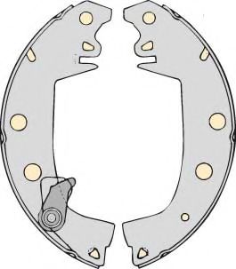 Комплект тормозов, барабанный тормозной механизм MGA PM519635