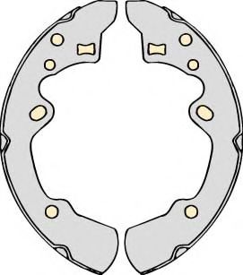 Комплект тормозных колодок MGA M655