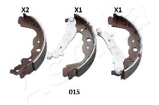 Комплект тормозных колодок ASHIKA 55-00-015