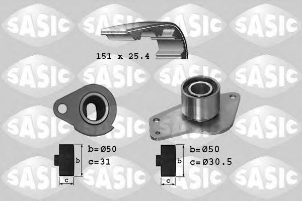 Комплект ремня ГРМ SASIC 1754013
