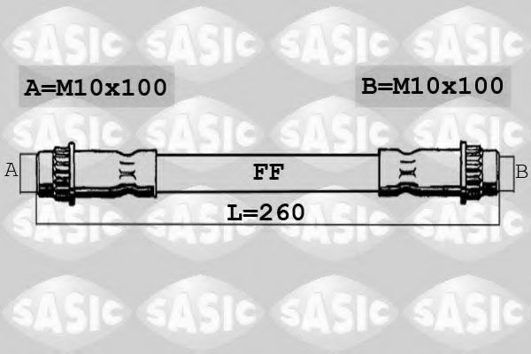 Тормозной шланг SASIC 6600011