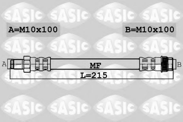 Тормозной шланг SASIC 6600013