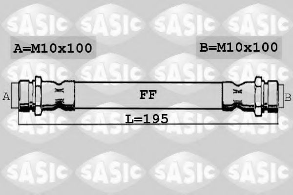 Тормозной шланг SASIC 6600047