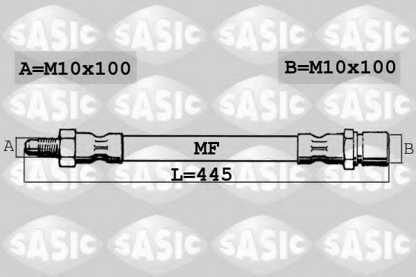 Тормозной шланг SASIC 6606110