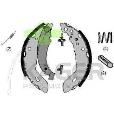 Комплект тормозных колодок KAGER 34-0043