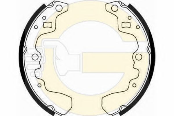 Комплект тормозных колодок GIRLING 5182489