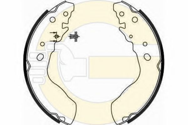 Комплект тормозных колодок GIRLING 5186419