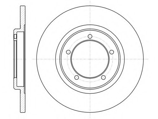 Тормозной диск KAWE 61094 00