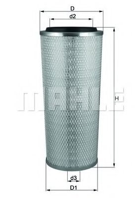 Воздушный фильтр MAHLE ORIGINAL LX 1244