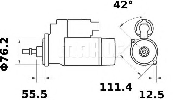 Стартер MAHLE ORIGINAL MS 81