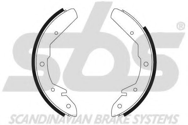 Комплект тормозных колодок sbs 18492747275
