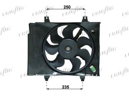 Вентилятор, охлаждение двигателя FRIGAIR 0533.2001