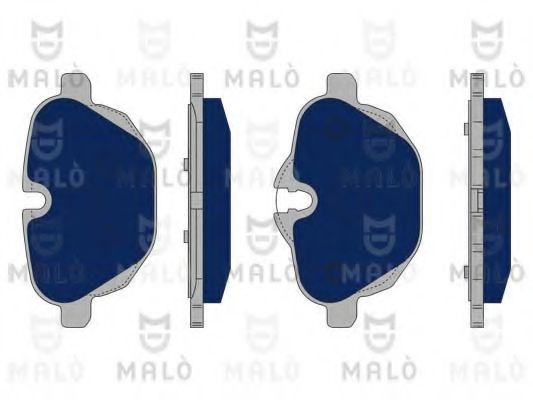 Комплект тормозных колодок, дисковый тормоз MALÒ 1050257