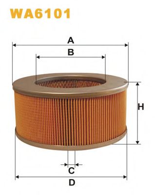 Воздушный фильтр WIX FILTERS WA6101