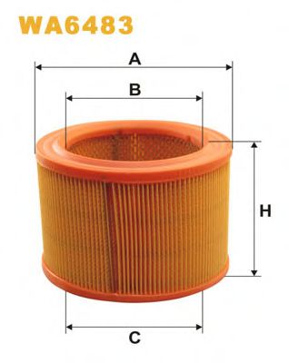 Воздушный фильтр WIX FILTERS WA6483