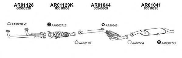 Система выпуска ОГ VENEPORTE 010047