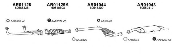 Система выпуска ОГ VENEPORTE 010049