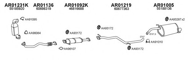 Система выпуска ОГ VENEPORTE 010102
