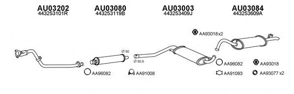Система выпуска ОГ VENEPORTE 030181