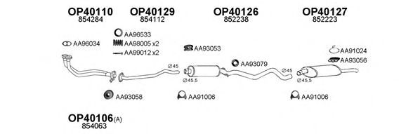 Система выпуска ОГ VENEPORTE 400128