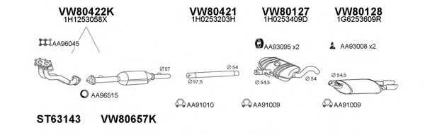 Система выпуска ОГ VENEPORTE 800085