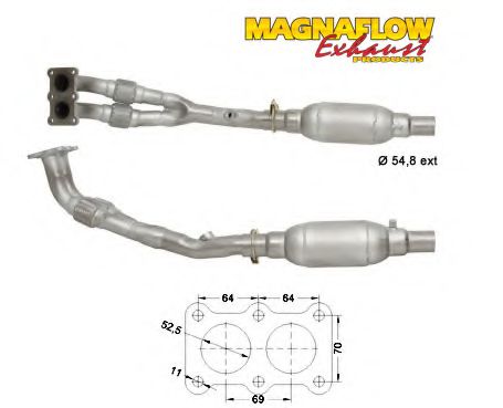 Катализатор MAGNAFLOW 88833