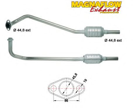 Катализатор MAGNAFLOW 85830