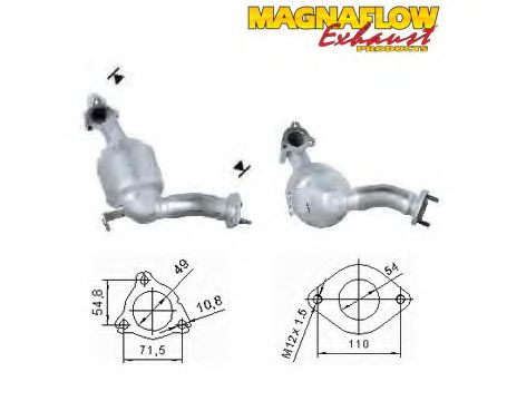 Катализатор MAGNAFLOW 74802D