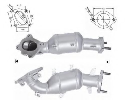 Катализатор MAGNAFLOW 65406D